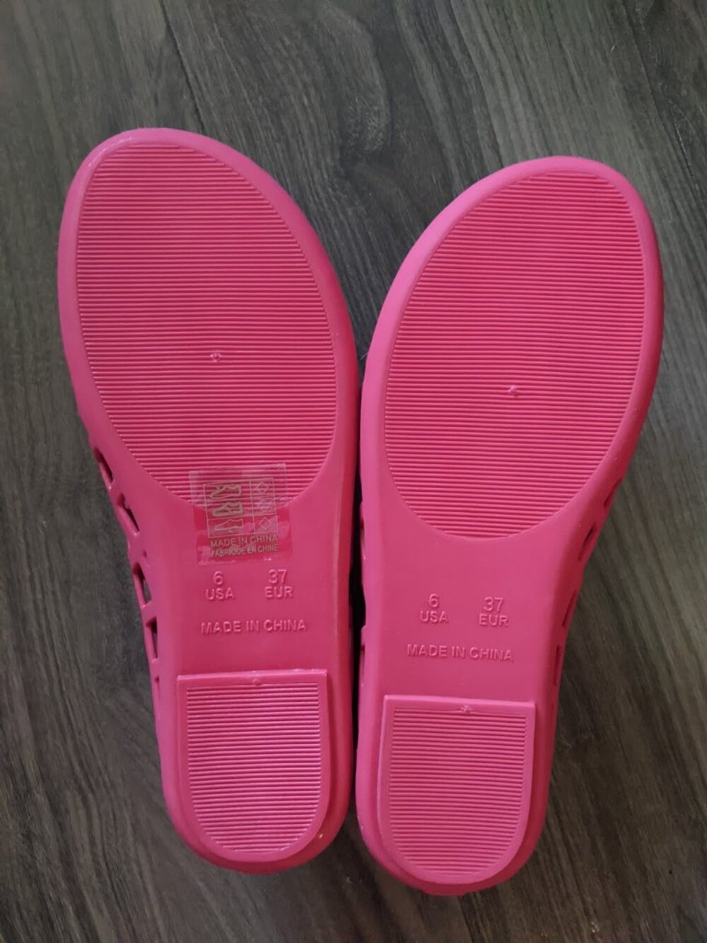 Jeffrey Campbell - 90s Jellz Perforated Flats Caged | Size 37 (Size 6): Pink Red - Picture 4 of 11